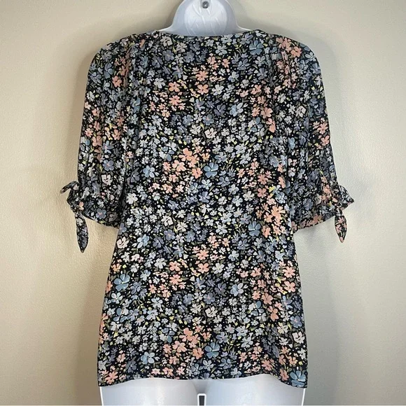 Floral Print Lauren Conrad Top - Picture 4 of 4